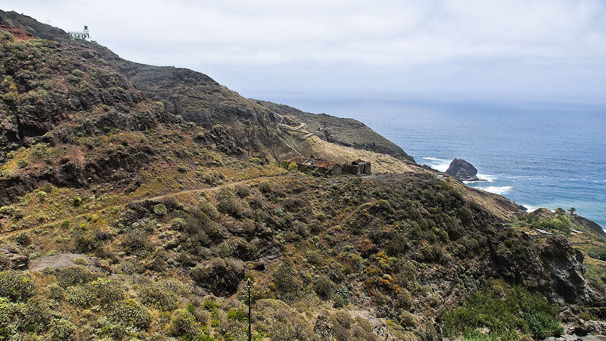 Blick zum Faro de Anaga